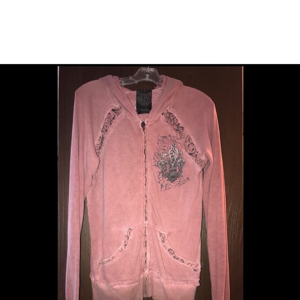 Crash & burn zip up size medium